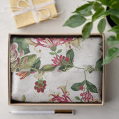 ハチドリの鳥のハニーサックルの花のティッシュペーパー 薄葉紙 (ギフト)