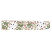 ハチドリの鳥のハニーサックルの花のテーブルのランナー ミディアムテーブルランナー (横)