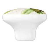 ハチドリの鳥のピンクの花の動物の引きかノブ セラミックノブ (側面)