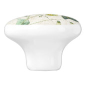 ハチドリの鳥の花の動物の陶磁器の引きのノブ セラミックノブ (側面)