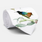 ハチドリの鳥の花の花の野性生物動物 ネクタイ (ロール)