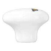 ハチドリの鳥の花の野性生物動物のノブ セラミックノブ (側面)