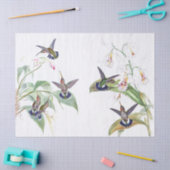 ハチドリの鳥の野性生物によってはティッシュペーパーが開花します 薄葉紙 (クラフト)