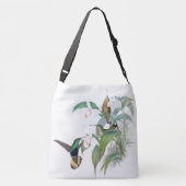 ハチドリの鳥の野性生物によってはトートバックが開花します クロスボディバッグ (裏面)