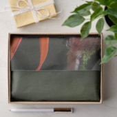 ハチドリの鳥の野性生物のヒマワリの花の花柄 薄葉紙 (ギフト)