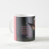 ハチドリの…残りのコーヒー・マグ コーヒーマグカップ (正面左)