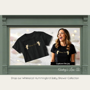 ハチドリのMommy To Be Tシャツ|ベビーシャワー Tシャツ