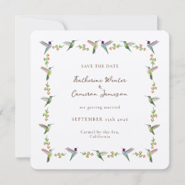ハチドリのSave the Date カード