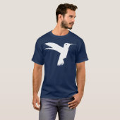 ハチドリのTシャツの白 Tシャツ (正面フル)