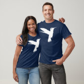 ハチドリのTシャツの白 Tシャツ (ユニセックス)