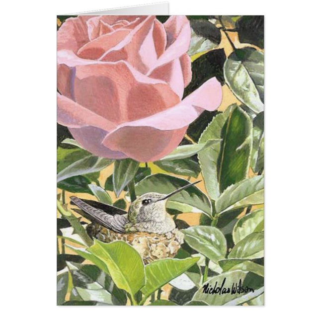 ハチドリは及び"小さいお母さん"上がりました (正面)