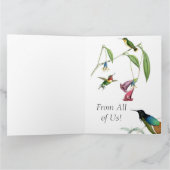 ハチドリは私たち全員からすぐに元気になるビッグカード カード (内部)