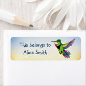 ハチドリを使った学校ラベル ラベル (インサイチュ)