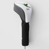 ハチドリイラストレーション ゴルフヘッドカバー (アングル)