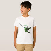 ハチドリイラストレーション Tシャツ (正面フル)