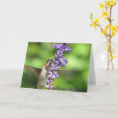 ハチドリカード2 カード (黄色い花)