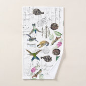 ハチドリガメフローラバスタオルセット バスタオルセット (ハンドタオル)