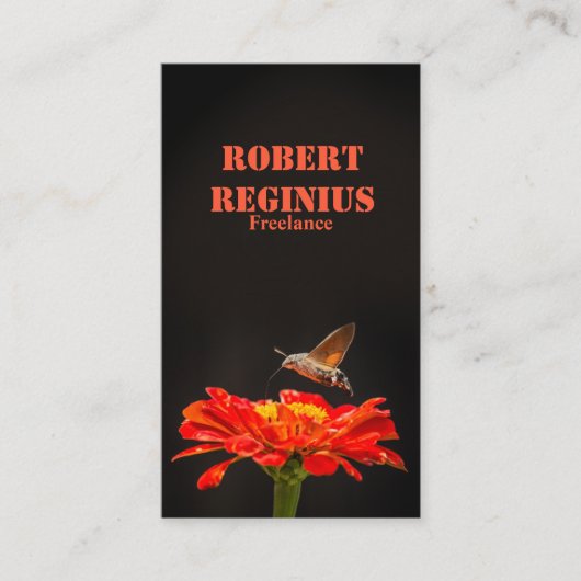 ハチドリタカガ 名刺 (正面)