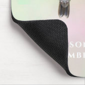 ハチドリパーソナライズされたカップル マウスパッド (コーナー)