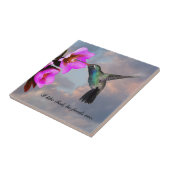 ハチドリモノグラム タイル (側面)