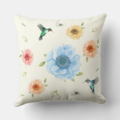 ハチドリ信仰 クッション (裏面)