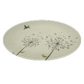 ハチドリ及びタンポポ カッティングボード (角)