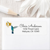 ハチドリ差出人住所ラベル ラベル (インサイチュ)