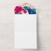 ハチドリ招待状 オールインワン招待状 (内側)