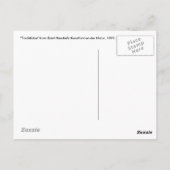 ハチドリ科(Trochilidae) by Haeckel Postague ポストカード (裏面)