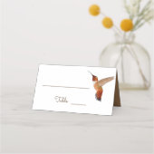 ハチドリ結婚ス座席表 プレイスカード (正面)