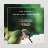 ハチドリ結婚式招待状 招待状 (正面/裏面)