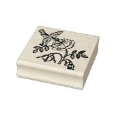 ハチドリ花 ラバースタンプ (スタンプ)