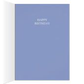 ハチドリ誕生日カード (内側 (右))