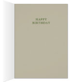 ハチドリ誕生日カード (内側 (右))