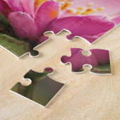 ハチドリ飛んでいるドリの花パズル ジグソーパズル (側面)