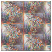 ハチドリ飛行柔らかいパステルの芸術 ファブリック (見本)