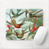 ハチドリ鳥の野生生物絵画クラシック マウスパッド (マウス)