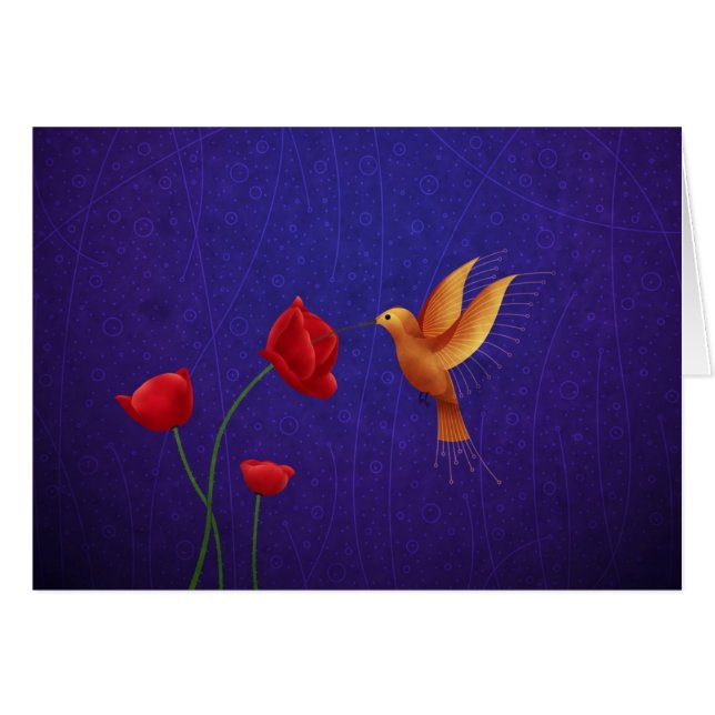 ハチドリ (正面横)