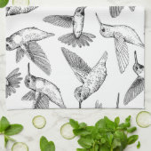 ハチドリ キッチンタオル (折り畳み)