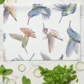 ハチドリ キッチンタオル (折り畳み)