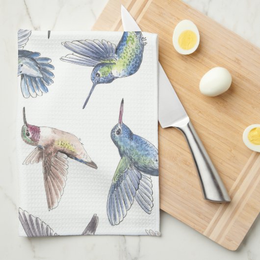 ハチドリ キッチンタオル (四つ折り)
