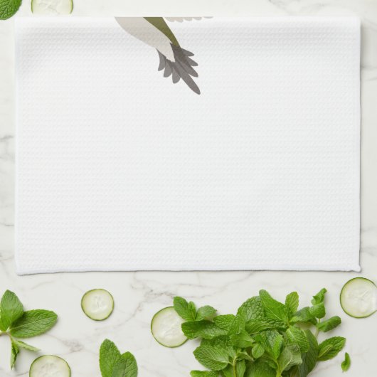 ハチドリ キッチンタオル (折り畳み)