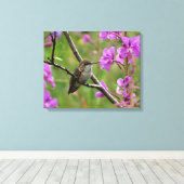 ハチドリ キャンバスプリント (インサイチュ (ウッドフロア))