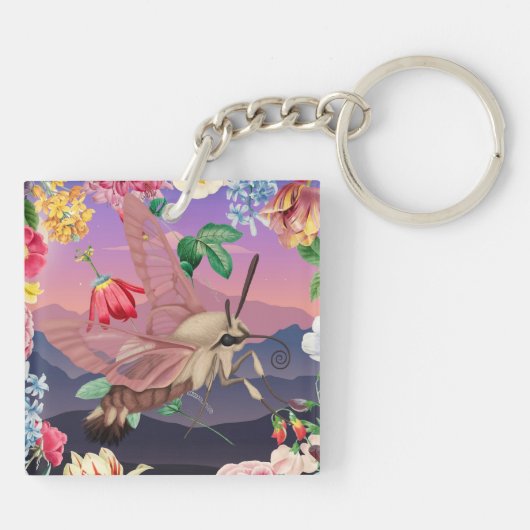 ハチドリ キーホルダー (裏面)