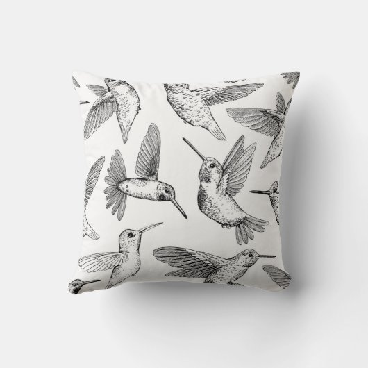 ハチドリ クッション (裏面)