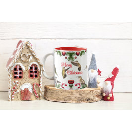 ハチドリ クリスマスコーヒーカップ マグカップ