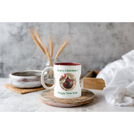 ハチドリ クリスマスコーヒーカップ マグカップ