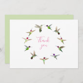 ハチドリ サンキューカード (正面/裏面)