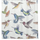 ハチドリ シャワーカーテン (正面)