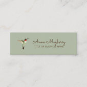 ハチドリ スキニー名刺 (正面)